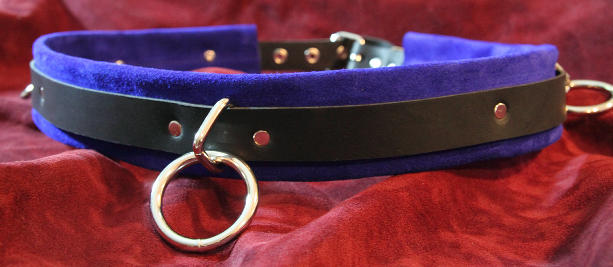 suede leather bondage sex belt